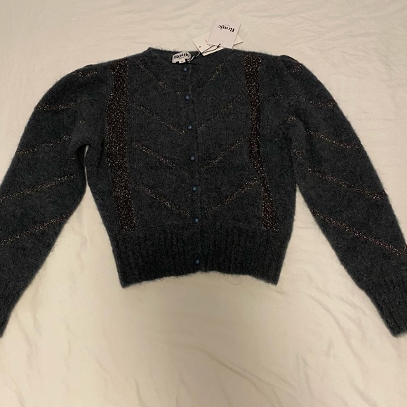 NWT Rouje Tina Mohair blend Cardigan in size 34 - Picture 2 of 4
